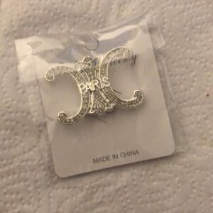 Silver Paris Brooch